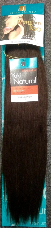 Sensationnel Premium Too Yaki Natural All length 8"-10" 100% Human Hair Weave